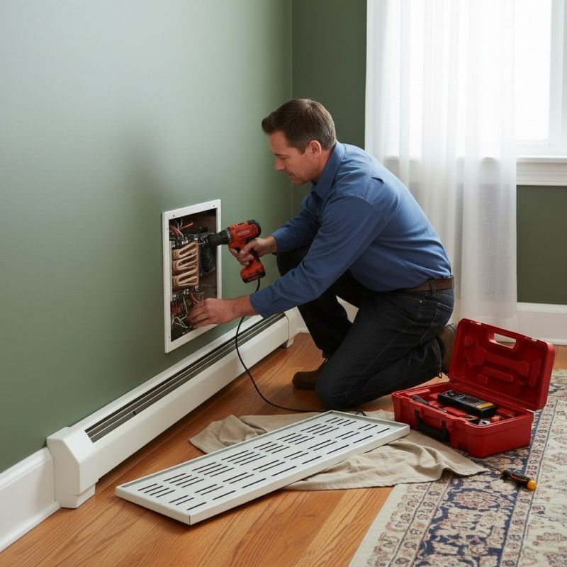 Ceiling Heater Repair detail