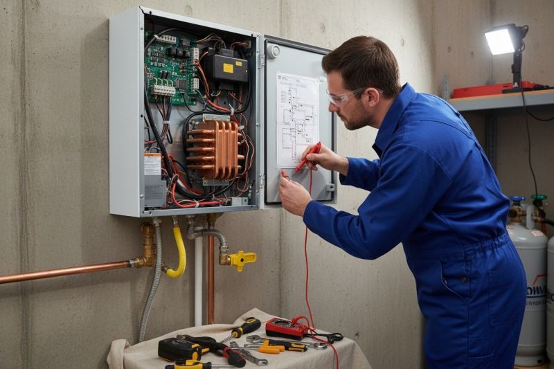 Propane Boiler Repair detail