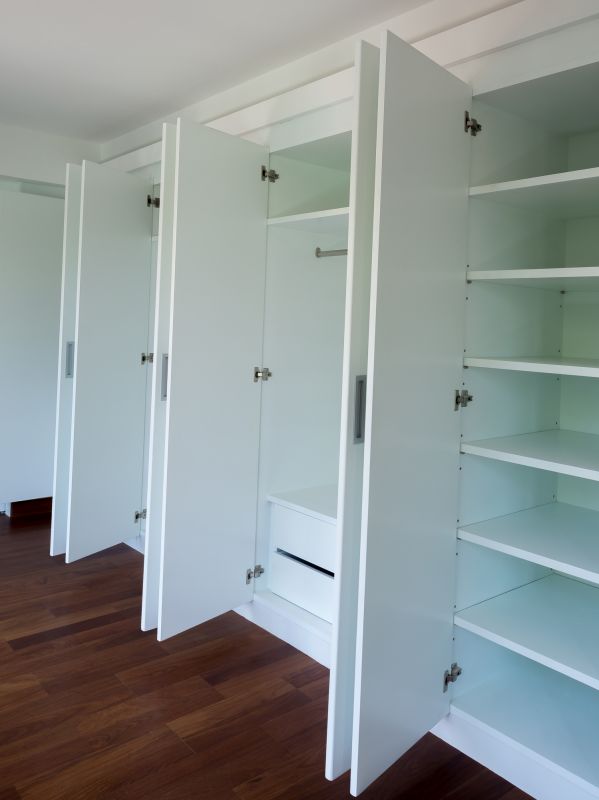 Built In Bookshelves Installation